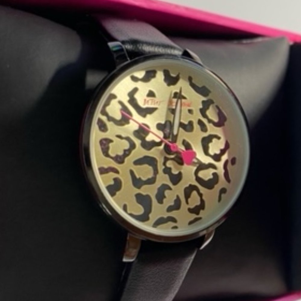 Betsey Johnson Fashion Watch Leopard Face